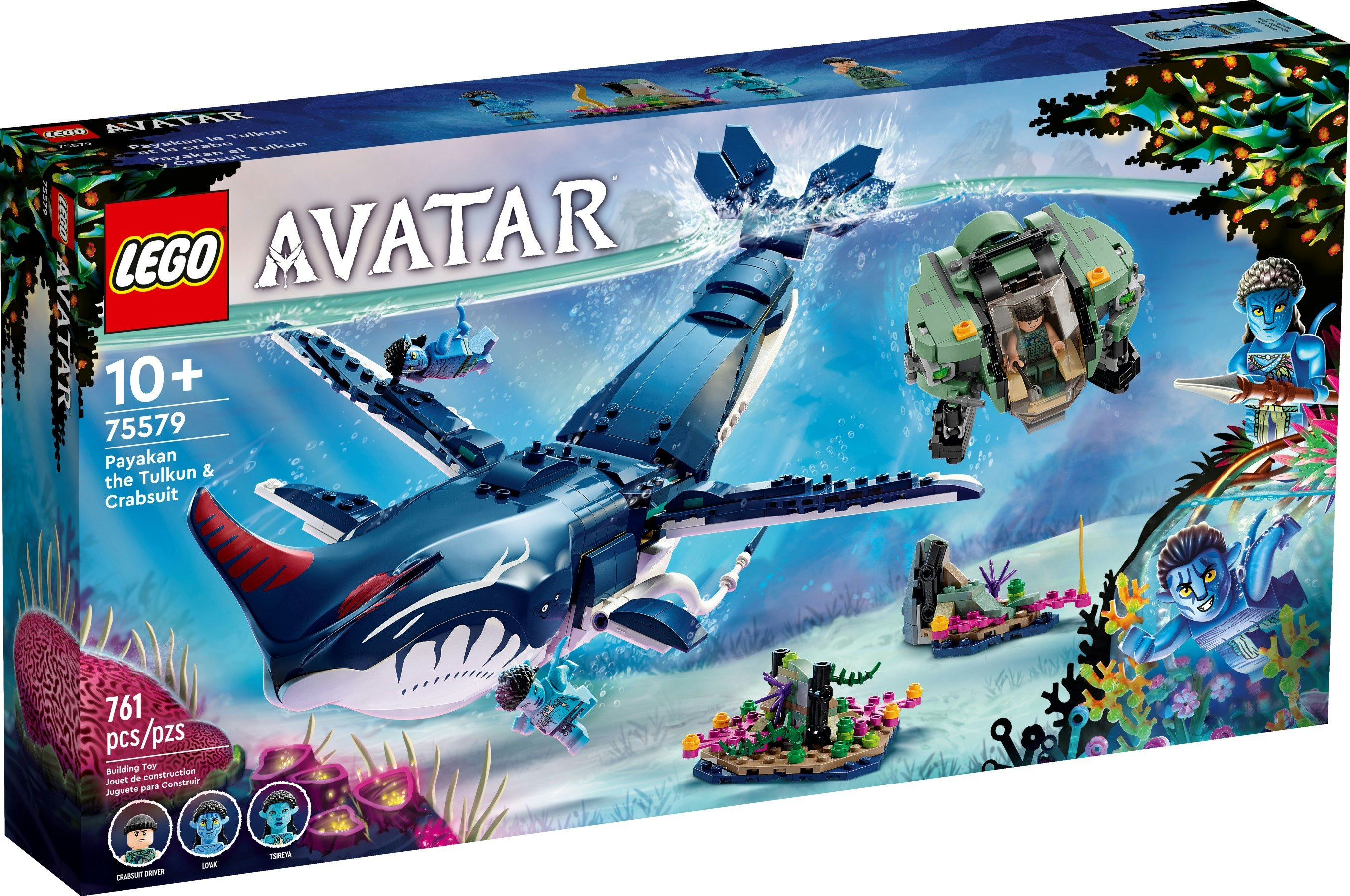 Amazoncom LEGO Avatar Ilu Discovery 75575 The Way of Water Movie  Building Toy Ocean Set AnimalLike Underwater Creature Figure Collectible  Display Idea for Kids and Movie Fans  Toys  Games